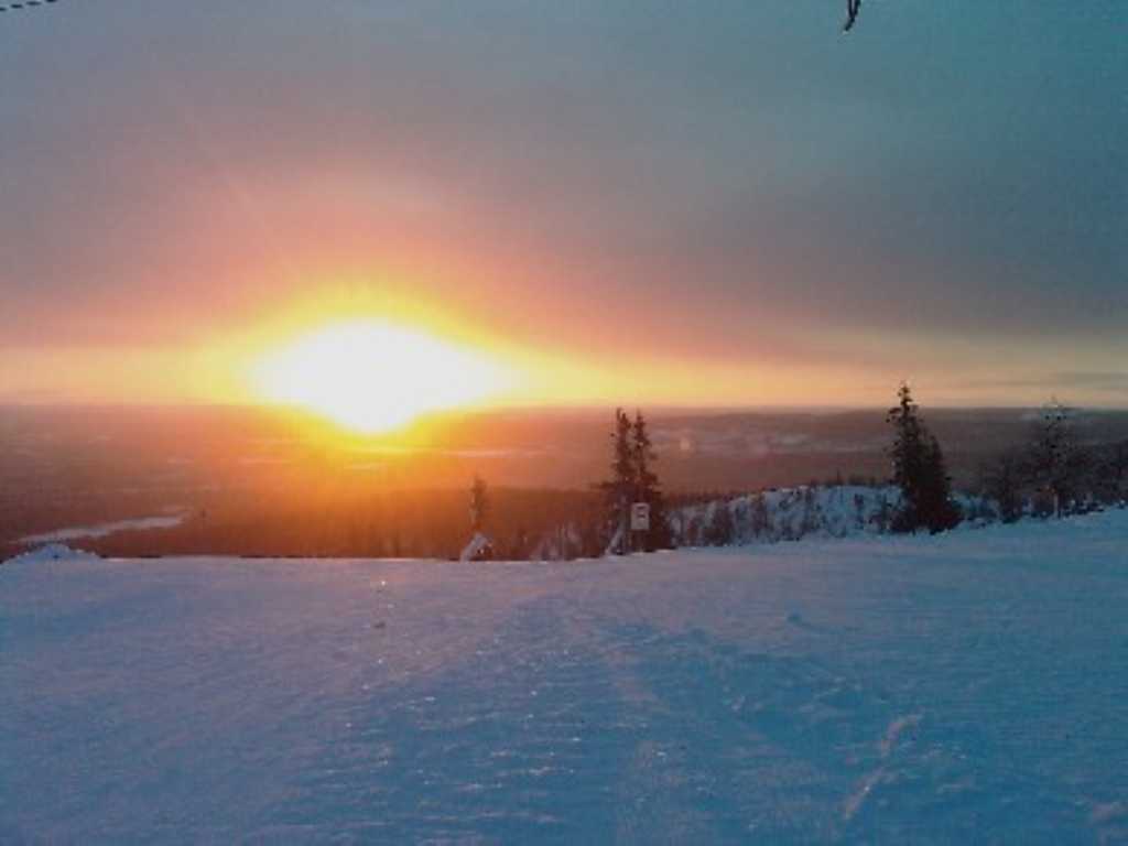 Ylläksen aurinko tammikuussa 2009